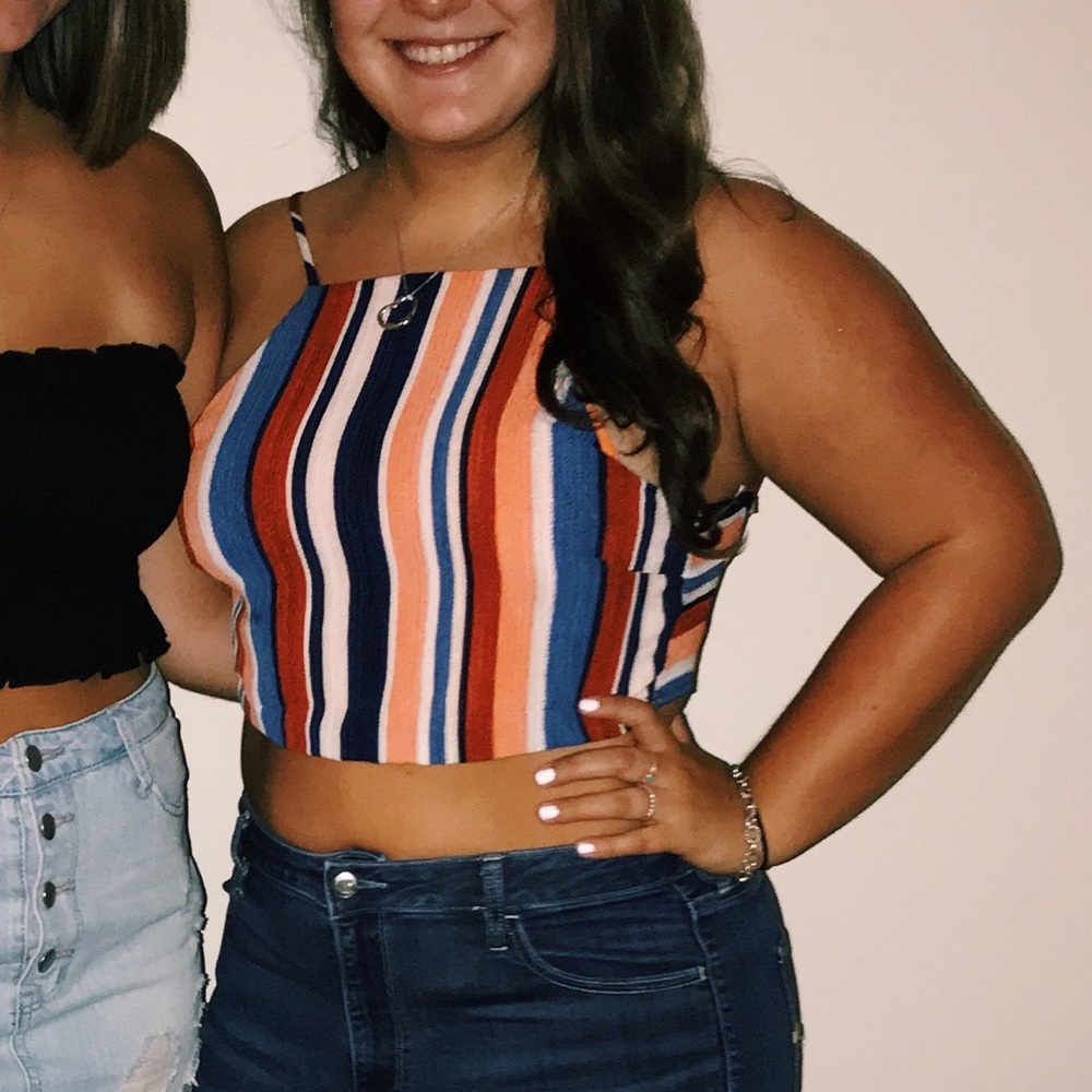 Tie back crop top